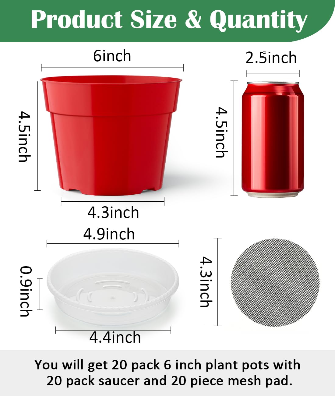 RooTrimmer thick pot saucer set provides leak-free water containment for tidy setups.