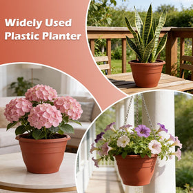RooTrimmer three-pack planters arranged for coordinated decor