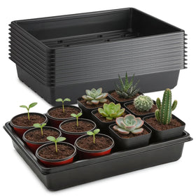 RooTrimmer sturdy tray useful for holding small nursery pots.