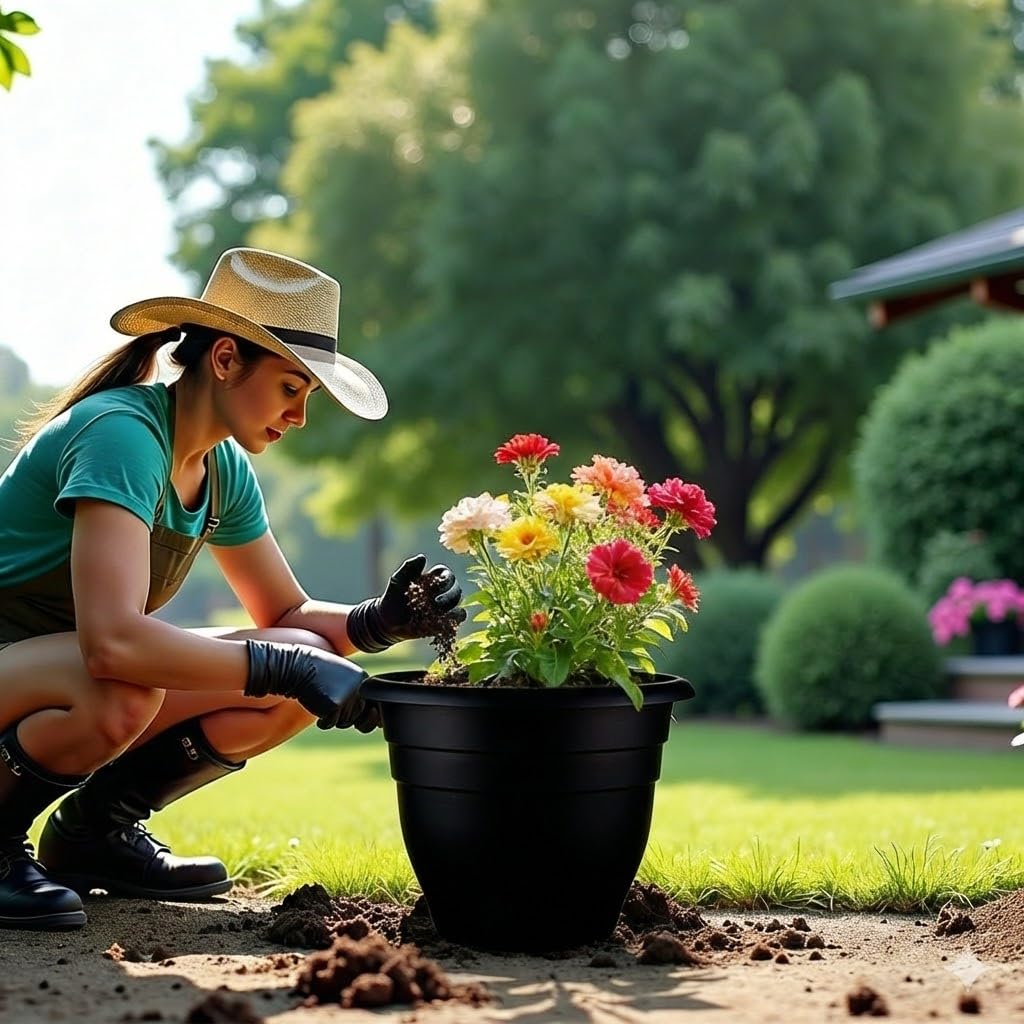 RooTrimmer UV-resistant planter designed to withstand sun and weather.