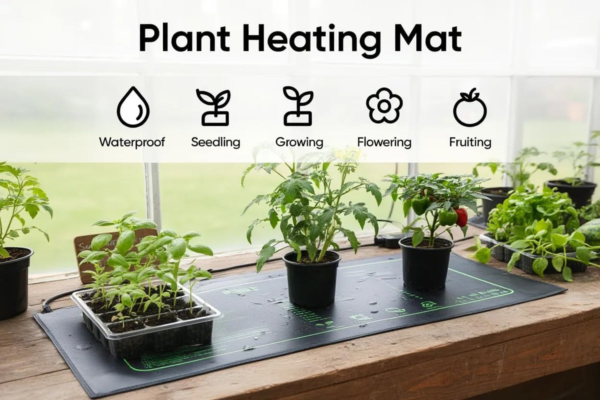 Rootrimmer waterproof backing protects the mat from spills during use