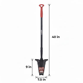 Root Slayer RS223 Nomad Mini with carbon steel blade enables durable digging.