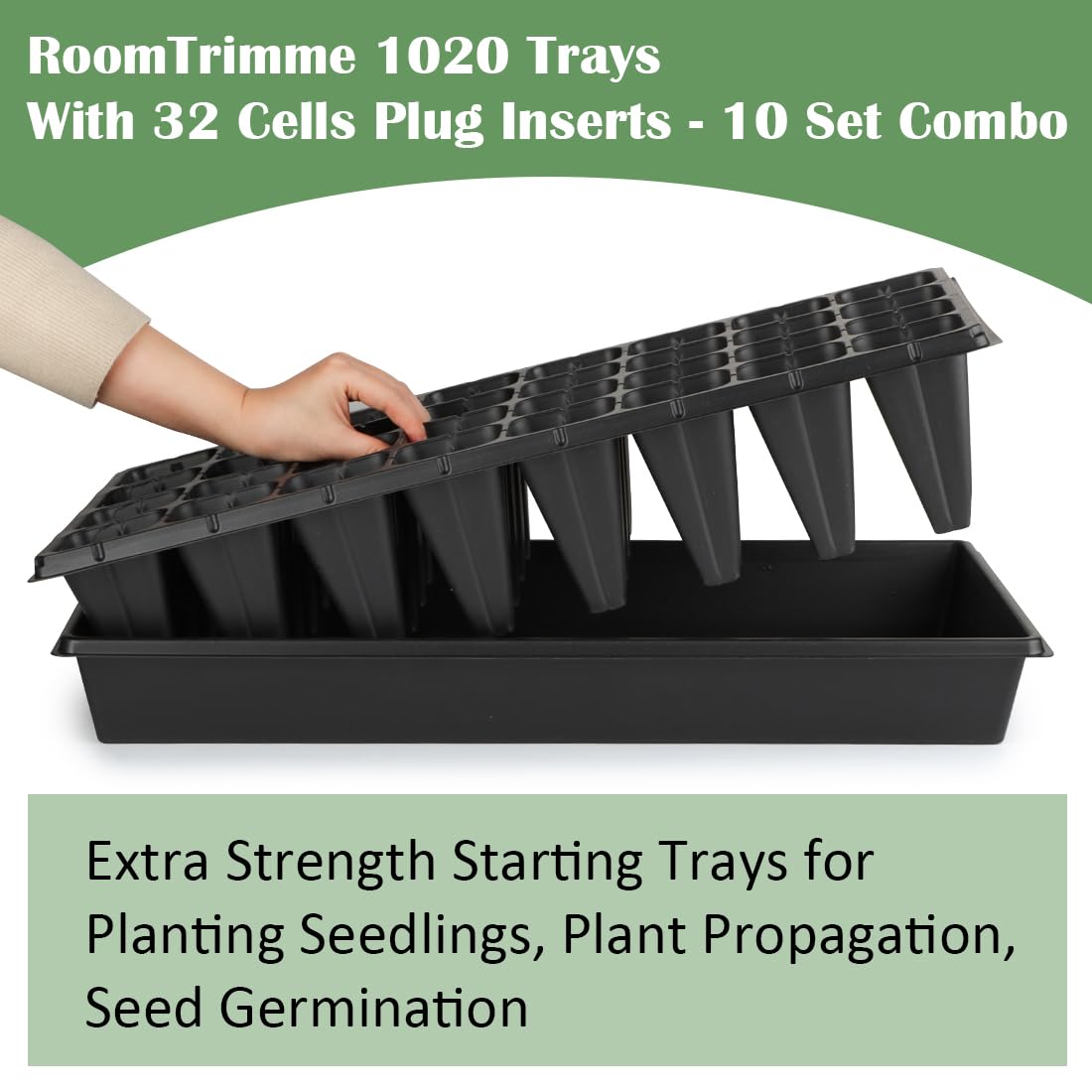 RooTrimmer compatible with heat mats and seed domes for germination