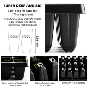 Roottrimmer fits standard 1020 flats for seamless propagation.