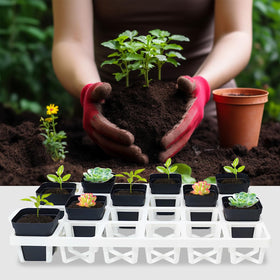 RooTrimmer seed-starting tray for multi-season use and organization