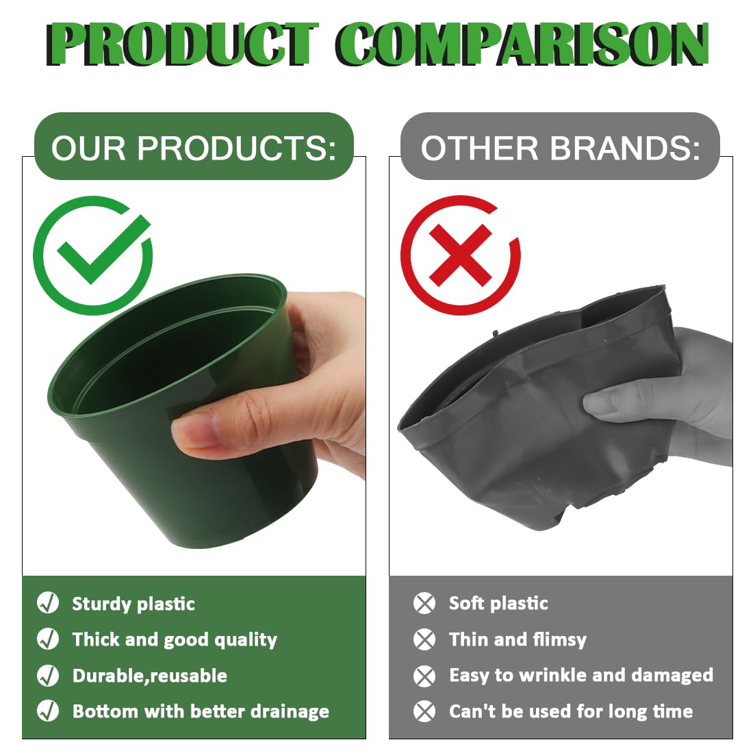 RootTrimmer small pots for seeds ideal for starting seedlings.