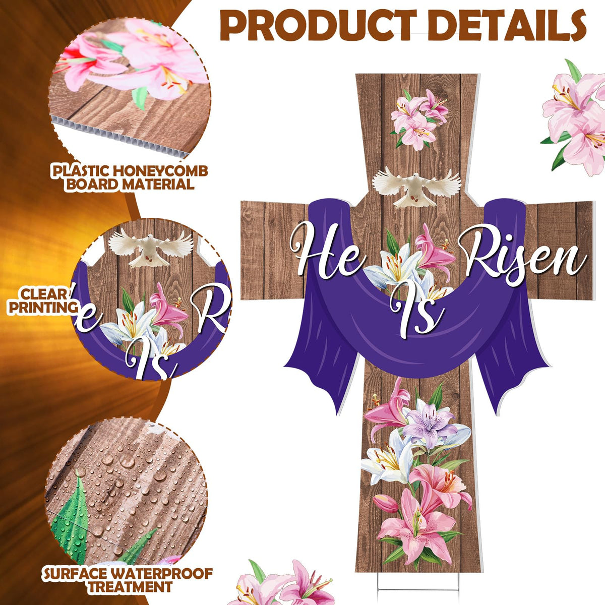 Roowest colorful floral design adds joyful accents to any garden path.