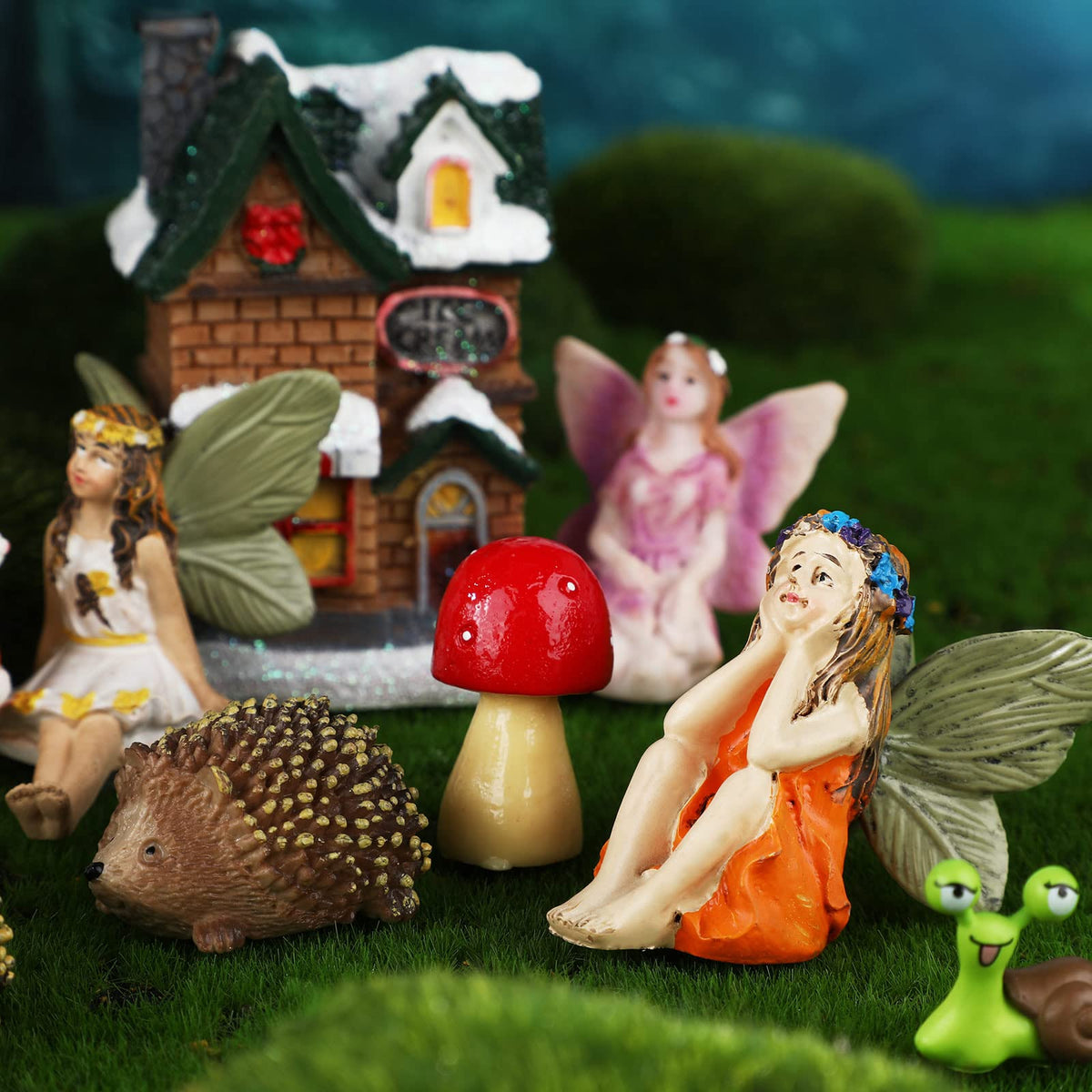 Roowest garden decor setup scene for yard charm