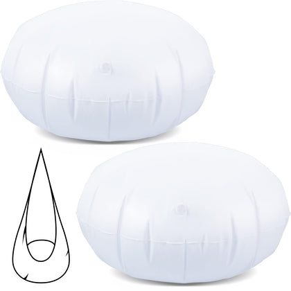 Roowest kids swing pod cushion, 27.5 inch, white, comfortable replacement for indoor and outdoor pods.