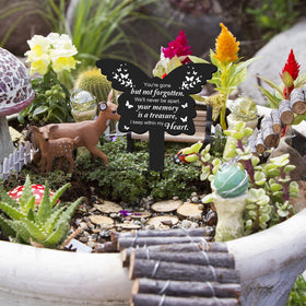  Roowest memorial plaque for cemetery, suitable for gardens, lawns, and commemorative events