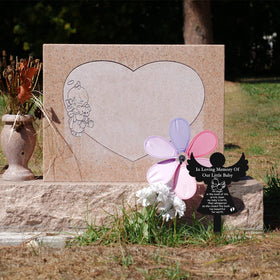 Roowest Memorial Stake Garden Decoration—versatile lawn or fence decor for remembrance