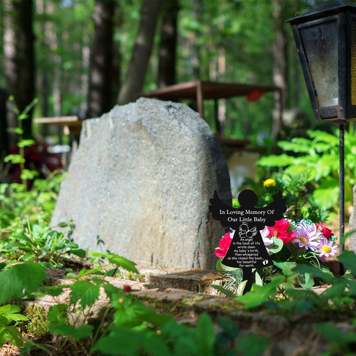 Roowest Sympathy Garden Ornament—gentle reminder for anniversaries and memorial events