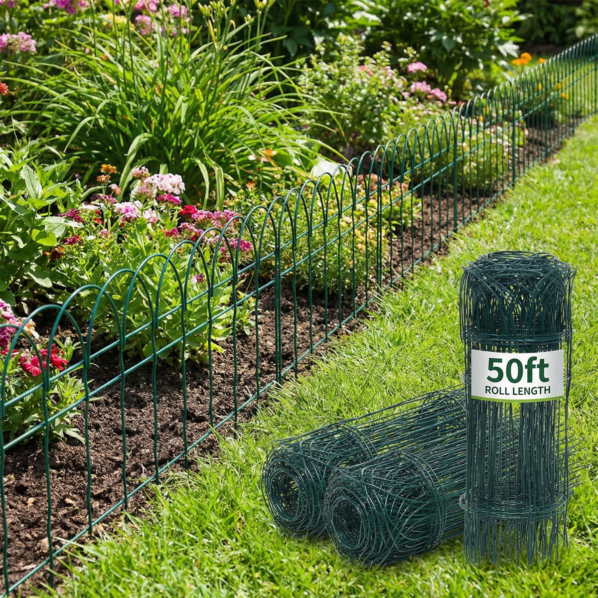Roowest versatile fencing solution supports temporary boundaries or decorative landscaping accents.