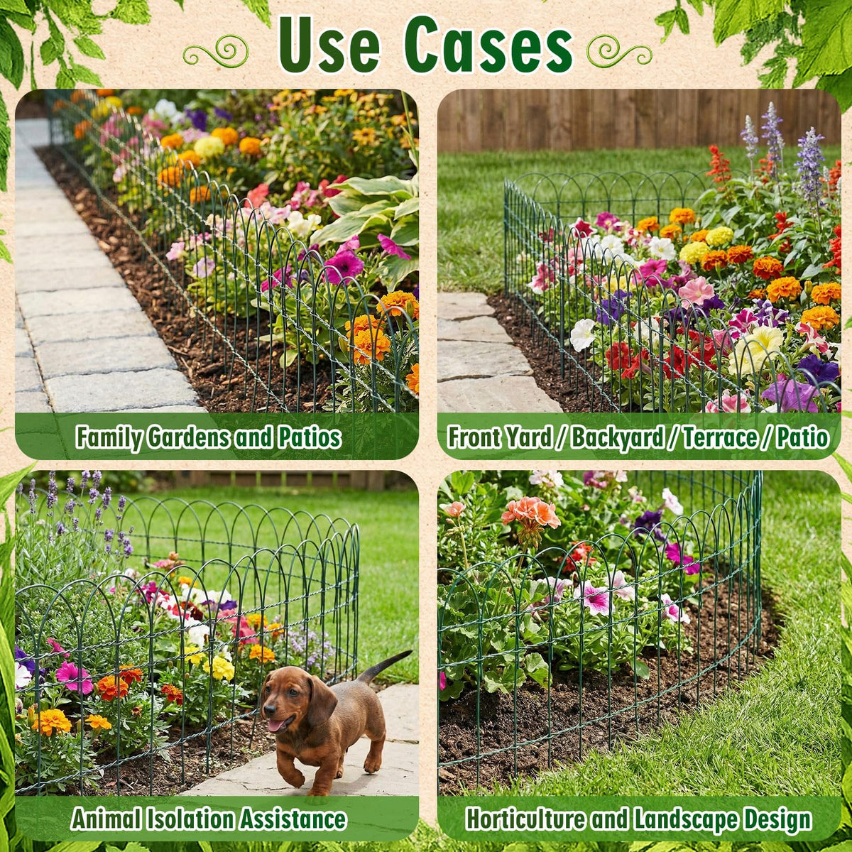 Roowest rustproof fencing withstands rain, snow, and UV exposure for outdoor reliability.