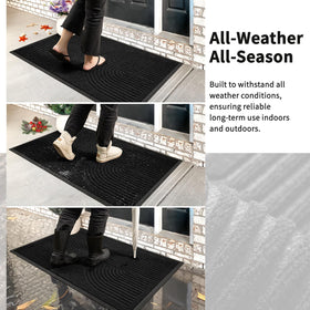RORA door mat captures dirt, moisture, and debris to keep interior floors cleaner