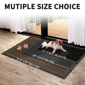 RORA outdoor mat suitable for entryways, garages, porches and high-traffic areas