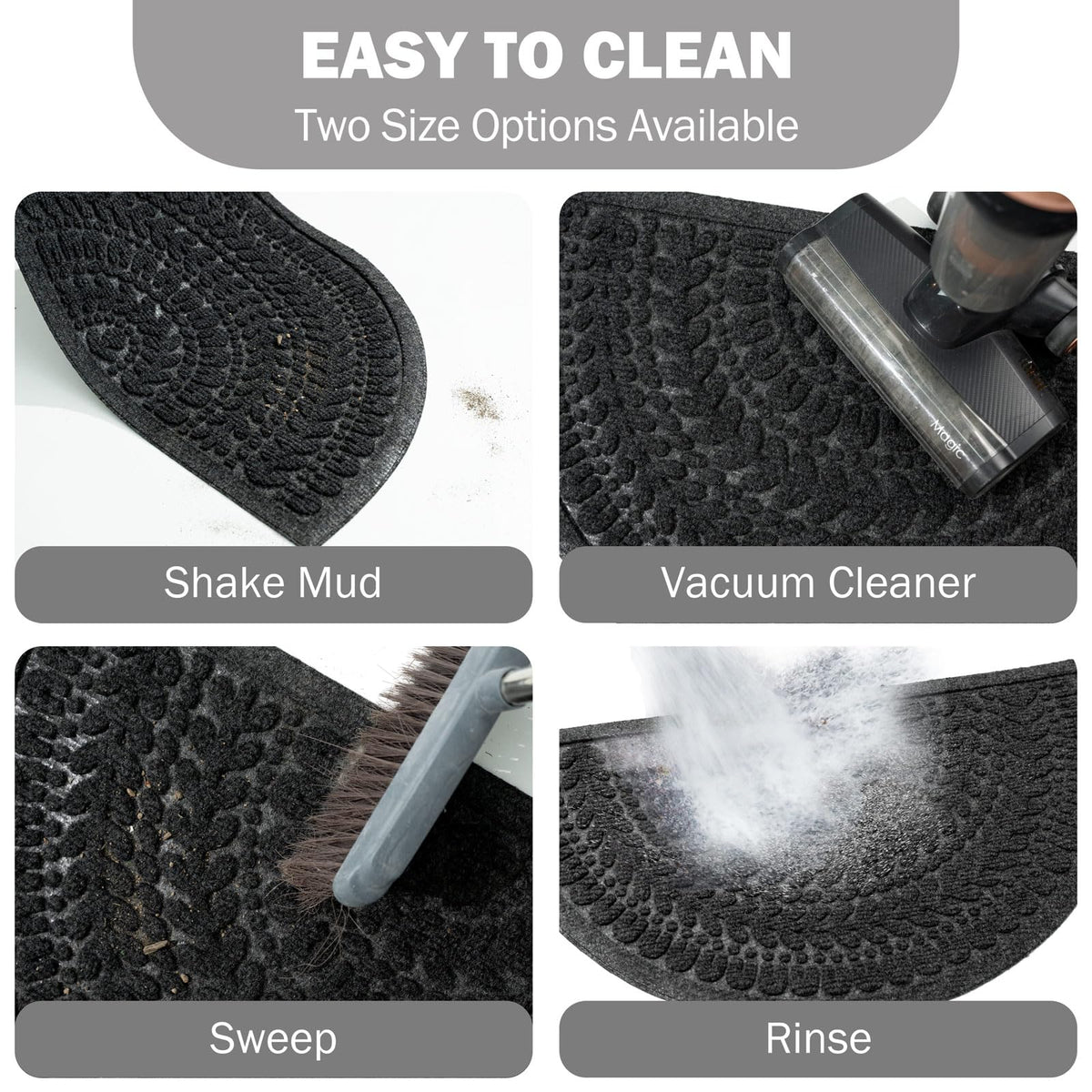 RORA pet owners appreciate mud protection for muddy paws at door.