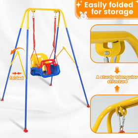 Rormcheny heavy-duty carabiners included enable quick swing swaps.