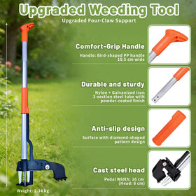 Rose Manor standing weed puller enables standing weeding to protect back and joints.
