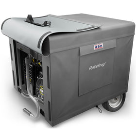 Rosefray generator cover in waterproof 600D fabric protecting from rain and sun