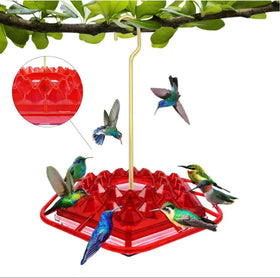 Roself hummingbird feeder ant moat protects nectar from outdoor ants.