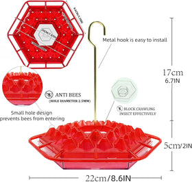 Roself feeder disassembles easily for quick cleaning and refills.