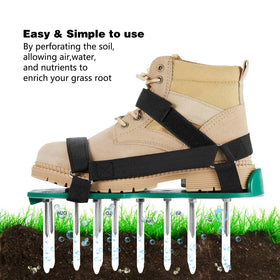 Rosgel lawn aerator shoes fully assembled and ready to use