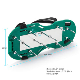 Rosgel lawn aerator shoes fit most feet with adjustable straps