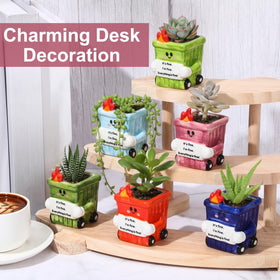 Roshtia six-pack gift-perfect planters for friends and family