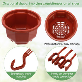 Roshtia PP material highlighting durable, weather-resistant planters.