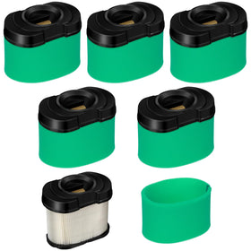 Rossesay six-pack air filter for lawn mowers, quick replacements reduce downtime.