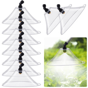 Rossesay drift guard with flat nozzle reduces drift for precise outdoor spraying