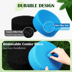 Rossesay pond filter pad coarse black offers durable filtration for ponds