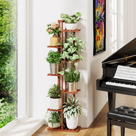 ROSSNY bamboo construction supports up to 20 pounds per tier.