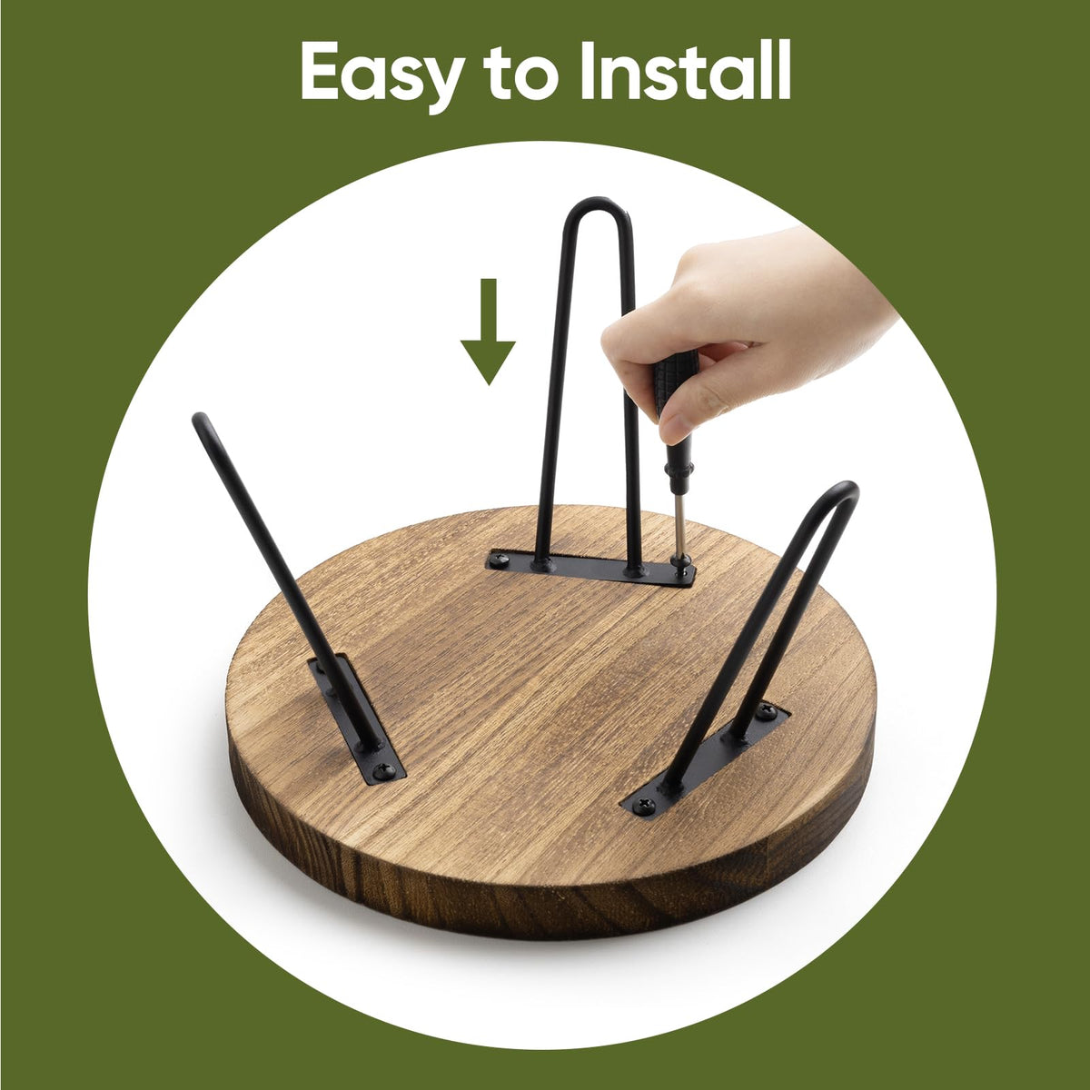 ROSSNY two-pack compact stands offer versatile decorating options