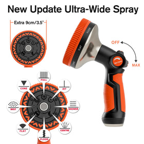 Rosy Earth heavy-duty metal shell protects the inner tube in yard tasks.