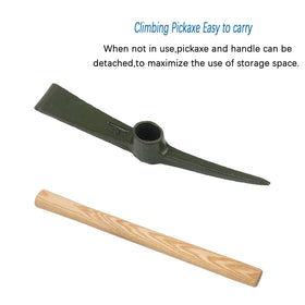 Rosyquarz detachable handle feature saves storage space when not in use.