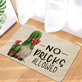 Roszwtit door mat suits entryways, kitchens, and more for everyday use.