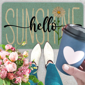 Roszwtit indoor-outdoor mat suitable for entrances, kitchens, and mudrooms.