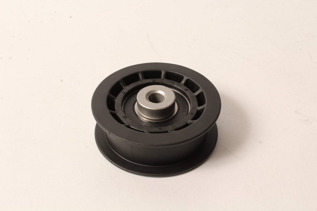 Rotary 15280 idler pulley installed on Exmark Quest, designed for smooth belt operation.