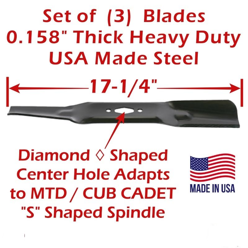 Rotary Copperhead 17224 compatible with MTD and Cub Cadet models
