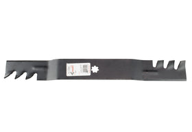 Rotary Copperhead blade for LA100 provides efficient mulching in residential yards.