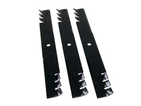 Close-up of Rotary GatorMulch blade edges showing sharp, durable design