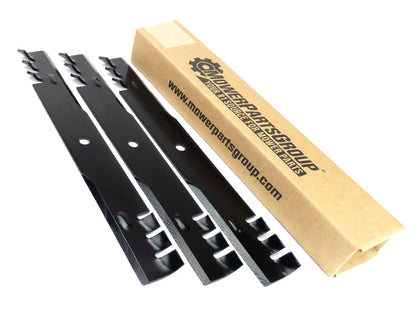 Rotary GatorMulch blade set for 60-inch deck, three blades for mulching performance