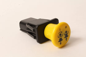 Rotary PTO switch 1.4 inch diameter close-up for precise fit