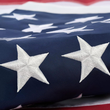 ROTERDON American flag 4x6 outdoor flag on a pole for long-lasting outdoor display