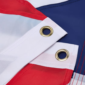 ROTERDON stitched stripes detail shows double-needle stitching.