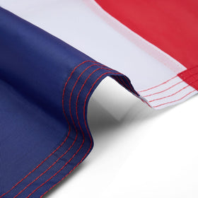 ROTERDON 3x5 flag outdoors against breeze and weather.