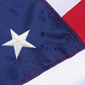 ROTERDON embroidered stars on deep blue canton highlights craftsmanship