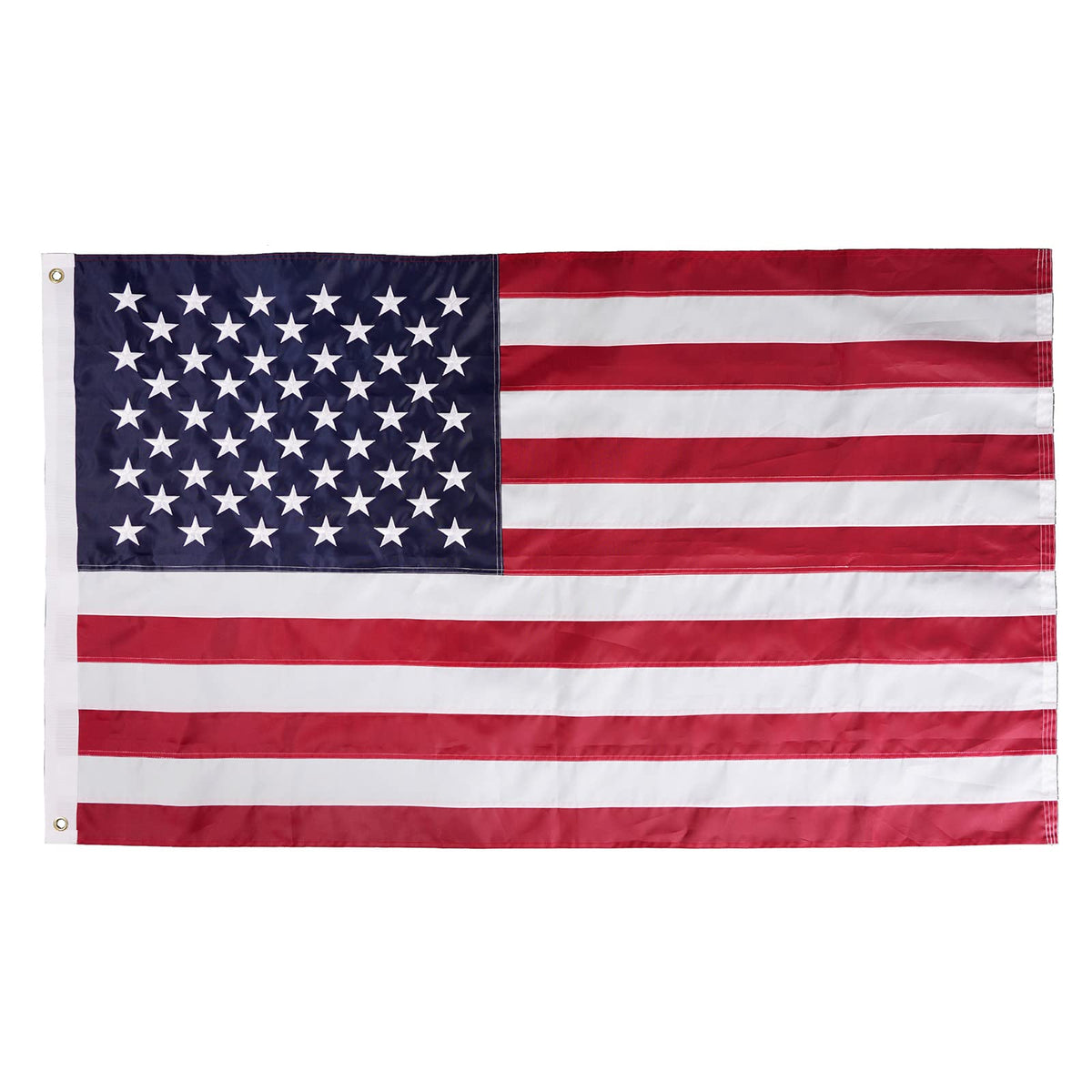 ROTERDON embroidered stars on deep blue canton for crisp exterior patriotism